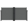 vidaXL Retractable Side Awning Anthracite 47.2"x472.4" - 3 of 4