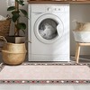 Bordered Machine Washable Area Rugs, Area Rugs for Bedroom, Soft Lightweight Non Slip Indoor Carpet, Living Room Rug - 2 of 4