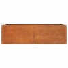 vidaXL Garden Raised Bed - Rusty Brown Corten Steel Planter 63x31.5x17.7 inches for Outdoor/Balcony - 4 of 4
