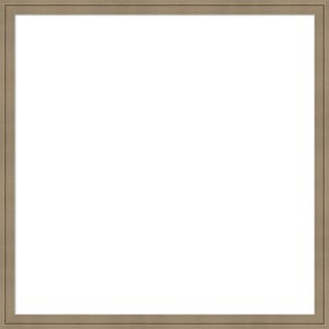 Amanti Art 26"x26" Florence Light Brown Framed Magnetic Dry Erase Board - 1 of 4