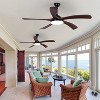 HUMHOLD 60 Inch Ceiling Fan with Light and Remote, 5 Reversible Blade, Large Ceiling Fan-Downrod Mount, Remote,6-Speed Noiseless DC Motor - 2 of 4