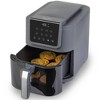 Sur La Table Kitchen Essentials 5qt Air Fryer - Cool Gray: 1700W, Digital Control, Nonstick, Dishwasher-Safe, Recipes Included - 2 of 4