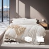 SEVOBAL Bedsure Comforters Oversized Duvet Insert, All Season Bed Comforter, Quilted Down Alternative Duvet, Box Stitched Comforter, 104"*90"*1" - 3 of 4