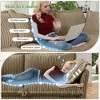 NicBex Modern Corduroy Deep Seat Single Sofa with Back Cushion & Big Toss Pillows,Comfy Futon Couch for Living Room,Bedroom - 4 of 4
