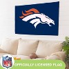 NFL Denver Broncos 3 x 5 Outdoor Durable House Flag with Grommets | Sport Team Flag & Banner | Indoor Wall Decor Flag - 3 of 4