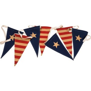 Primitives by Kathy Vintage Flags Pennant Garland Banner - 1 of 1