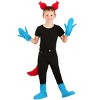 HalloweenCostumes.com One Size Fits Most   Dr. Seuss Fox in Socks Costume Kit for Adults and Kids, Red/Blue - 4 of 4