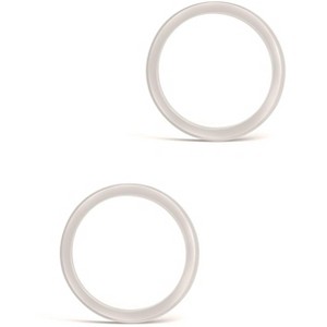 SHINE by Sterling Forever Sterling Silver Simple Circle Studs - 1 of 2