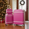 Polibi 3‑Piece Hardshell Luggage Set with Cosmetic Case & Spinner Suitcases - 2 of 4