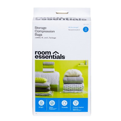 3 Compression Bags Combo Clear - Room Essentials™