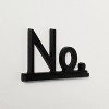 Metal House Number Plaque Matte Black - Hearth & Hand™ with Magnolia - 3 of 4