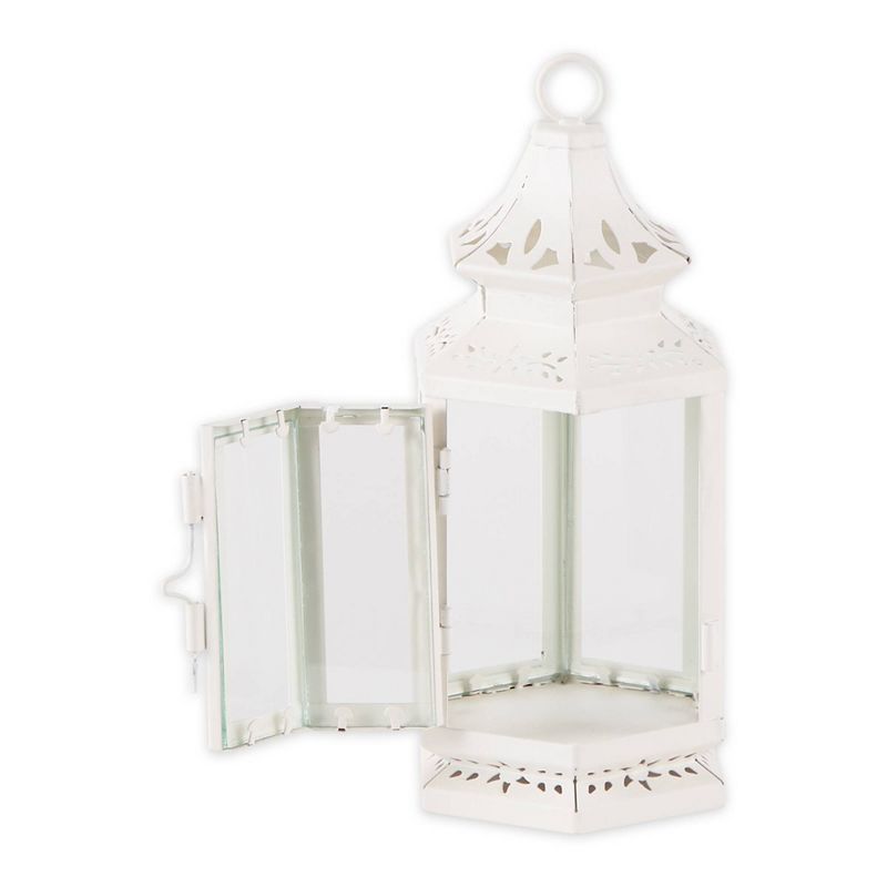 Iron Victorian Outdoor Lantern White - Zingz & Thingz, 2 of 5