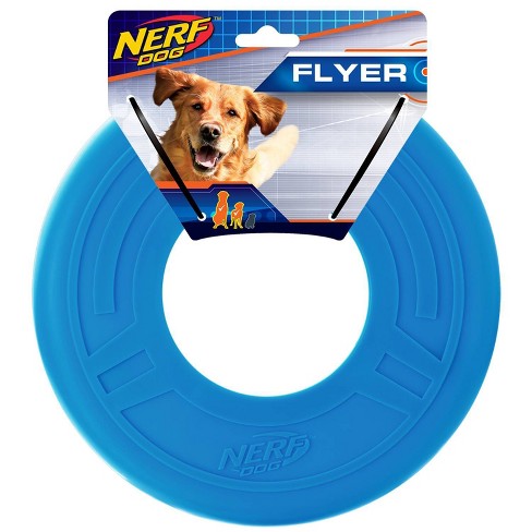 Nerf Flyer Dog Toy Opaque Blue Target