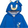 Sonic The Hedgehog Little/Big Boys' Lightweight Jersey Lined Hooded Rain Jacket - 4 of 4