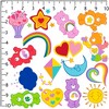 Care Bears and Tummy Emblems 50ct Vinyl Large Deluxe Stickers Variety Pack - 2 of 4