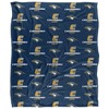 University Of Tennessee At Chattanooga Logo Pattern Silky Touch Blanket White 50x60 - 2 of 4
