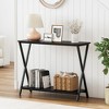 Whizmax 2-Tier Narrow Console Sofa Side Table for Entryway, Hallway, Living Room - 2 of 4