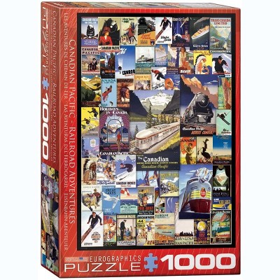 Eurographics Inc. Canadian Pacific Adventures 1000 Piece Jigsaw Puzzle