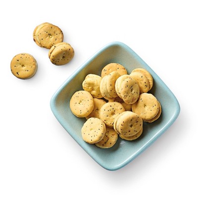 Mini Everything Bagel Sandwich Crackers - 7.05oz - Good & Gather™