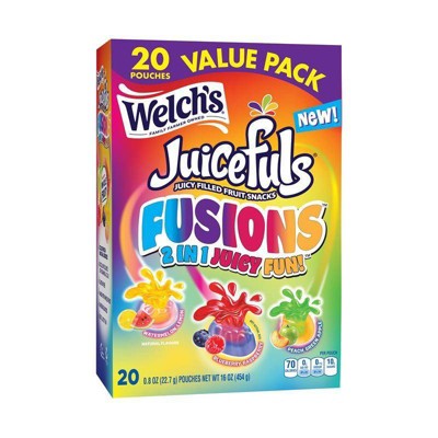 Welch's Juicefuls Fusions Fruit Snacks - 16oz/20ct