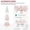 Whisen Prelit Holiday Christmas 4-Piece Set, Garland Wreath and Set of 2 Entrance Trees, Red Berries, Pine Cones - 4 of 4