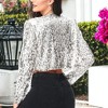 Anna-Kaci Women's Sequin Bedazzled Long Sleeve Bolero Jacket - 3 of 4