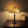 Chloe Lighting Fanny Tiffany-style Victorian 2 Light Table Lamp 16" Wide - 2 of 3