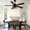 Bella Depot 55" Industrial Cage Ceiling Fan with Light Kit - 3 of 4