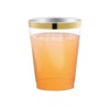 Smarty Had A Party 12 oz. Clear with Metallic Gold Rim Round Tumblers (240 Cups) - image 2 of 2