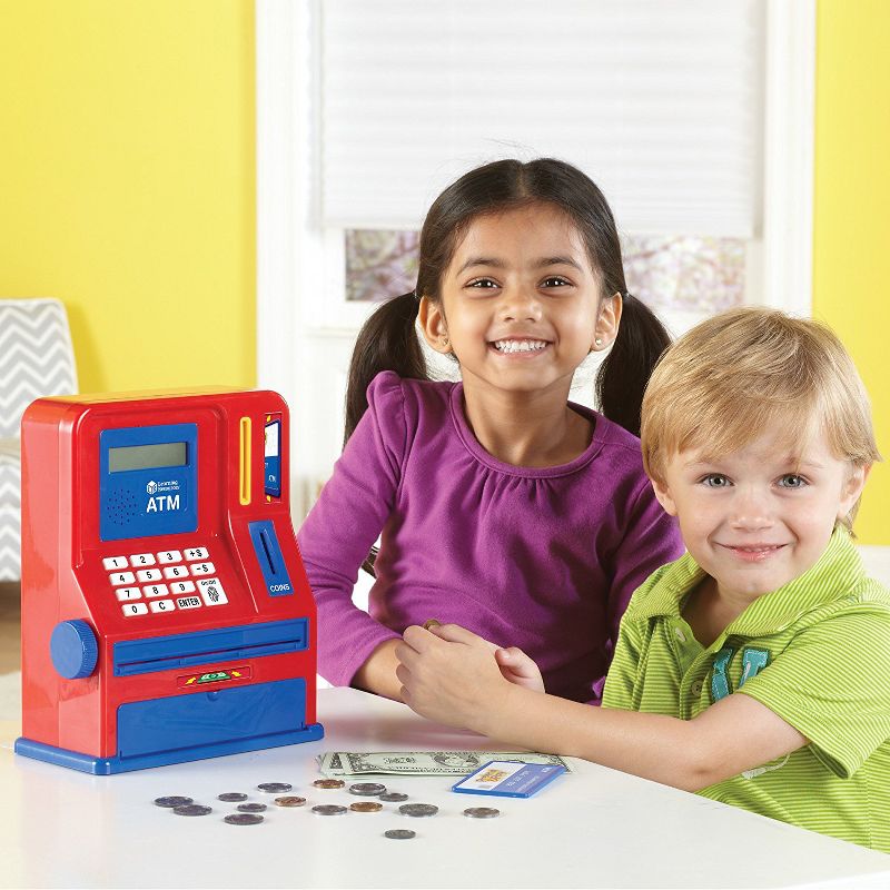 Learning Resources Pretend & Play Teaching ATM Bank, 4 of 7