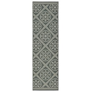Oriental Weavers Marina 3969L Grey/ Ivory Indoor/Outdoor Area Rug - 2'3" x 7'6" - 1 of 2