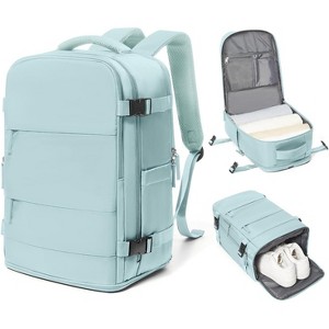 Waterproof Travel Backpack for Outdoor & Urban Use, Flight Approved Carry-On with Laptop Sleeve - 1 of 4