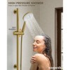 YAWWALK 3-Spray Wall Bar Shower Kits 1.8 GPM with Handheld Shower - 2 of 4