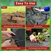 coucheta 3*300 FT Weed Barrier Fabric Heavy Duty - Landscape Fabric | Easy Install & Rugged Plastic Ground Cover Weed Barrier with UV Protection - 3 of 4