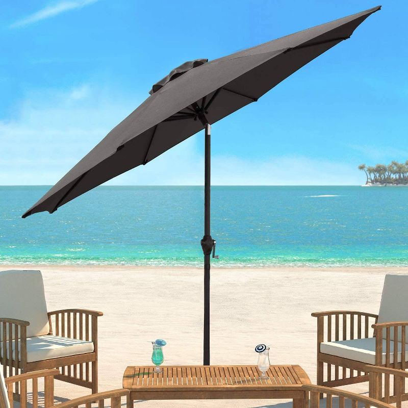 9' x 9' Outdoor Market Patio Umbrella with Push Button Tilt - Devoko, 3 of 8