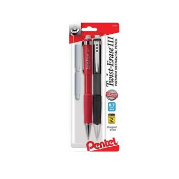 Pentel Twist-Erase III Mechanical Pencils No. 2 Medium Lead 434348