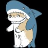 Women's Design By Humans cat shark By Mob0 Racerback Tank Top - 2 of 3