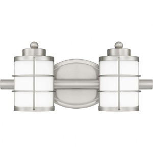 Quoizel Lighting Hazlett 2 - Light Vanity in  Brushed Nickel - 1 of 3