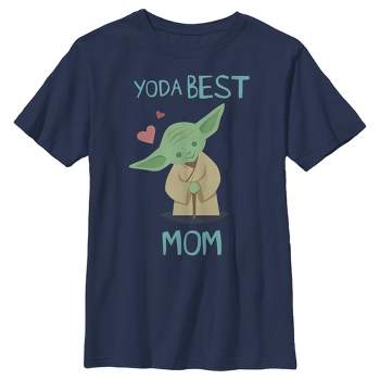 Boy's Star Wars: The Empire Strikes Back Mother's Day Best Mom Yoda  T-Shirt -  -