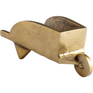 Cyan Design - Wheelbarrow Token - Sculpture-3 Inches Tall And 3.5 Inches Wide - 1 of 2