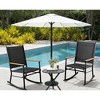 Celebalcony 2 - Person Outdoor Patio Rocking Chairs - 4 of 4