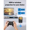 Voacle RG353VS Retro Handheld Game Console RK3566 Chips 3.5 Inch IPS Screen with 64G TF Card Support 5G WiFi 4.2 Bluetooth(Transparent Black) - 2 of 4