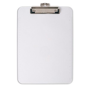 Charles Leonard Plastic Clipboard, Clear (Pack of 6) - 1 of 1