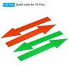 Unique Bargains Self-Adhesive Waterproof PVC Removable Arrow Sticker 30 Pcs - 3 of 4