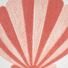 Saro Lifestyle Elegant Embroidered Seashell Poly Filled Pillow, 20"x20", Orange - 3 of 4