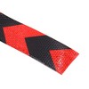 Unique Bargains Arrows Printed Reflective Safe Warning Conspicuity Tape Sticker 25M Red/Black 1pcs - 4 of 4