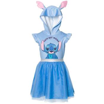 Disney Lilo & Stitch Minnie Mouse Girls Mesh Cosplay Dress Little Kid to Big Kid