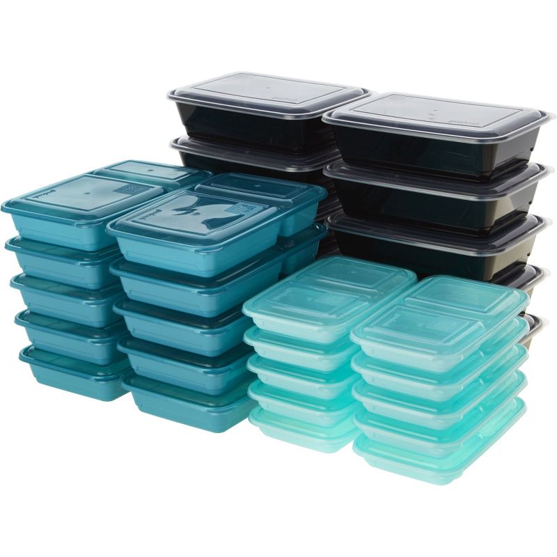 GoodCook Meal Prep Set Food Storage Containers with Lids - 60pc, 1 of 10