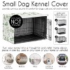Sweet Jojo Designs Dog Crate Kennel Cover 24in. Botanical Green and White - 4 of 4