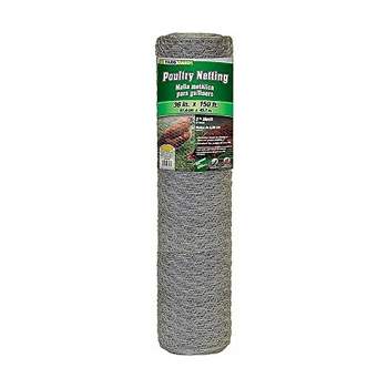 YARD GARD Galvanized Hexagonal Poultry Netting with 2 Inch Mesh Size and Silver Finished for Garden and Poultry Habitat Supplies, Silver